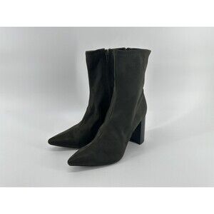 Jeffrey Campbell Size 6 M Sock Boots Siren Camouflage Heels Pointed Toe